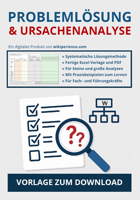 Problemlösung Problemanalyse Tool Deckblatt